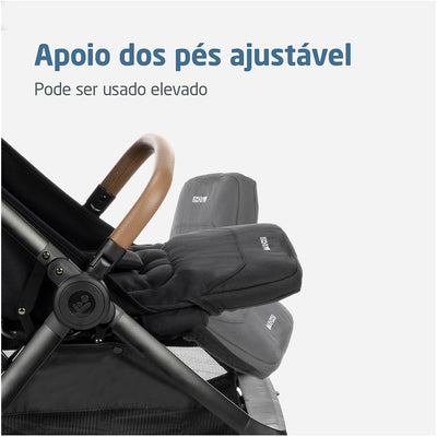 Carrinho de Bebê Maxi-Cosi Eva³ Essential Black - Uso desde o primeiro dia